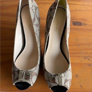 Coach high heels. Size 7.